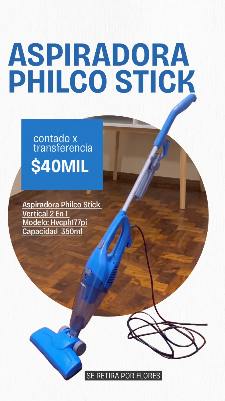 aspiradora philco stick