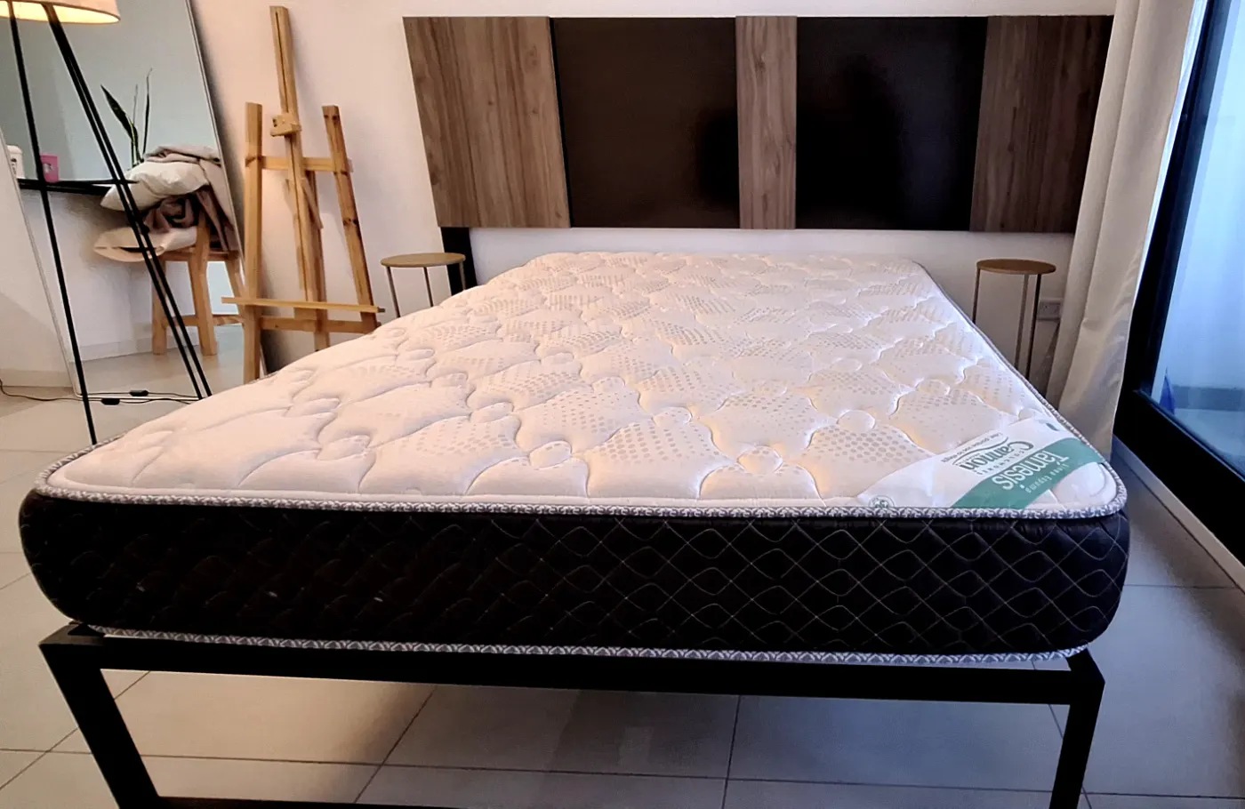 Cama de hierro con colchon