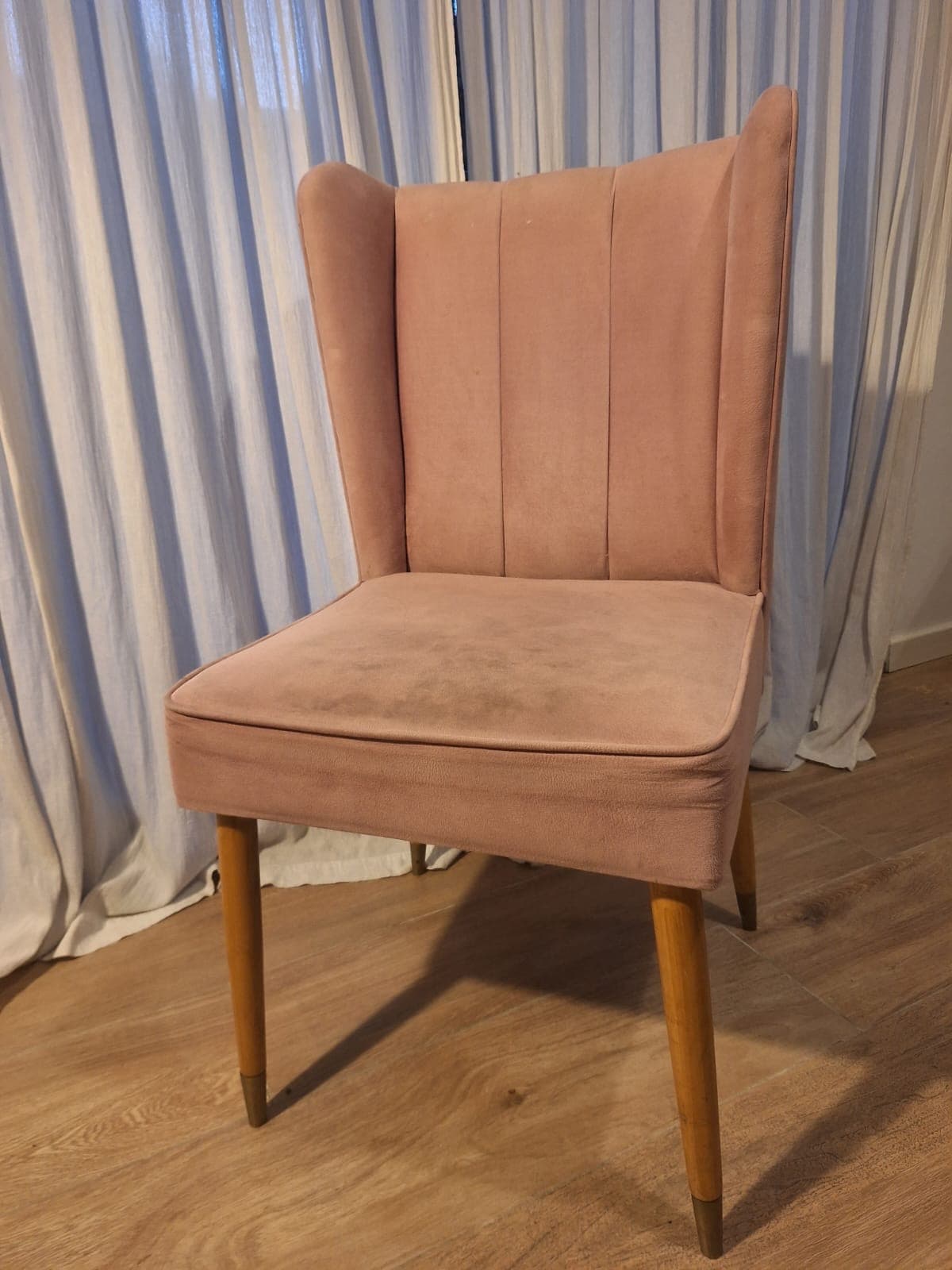 Silla comedor 4 unidades pana