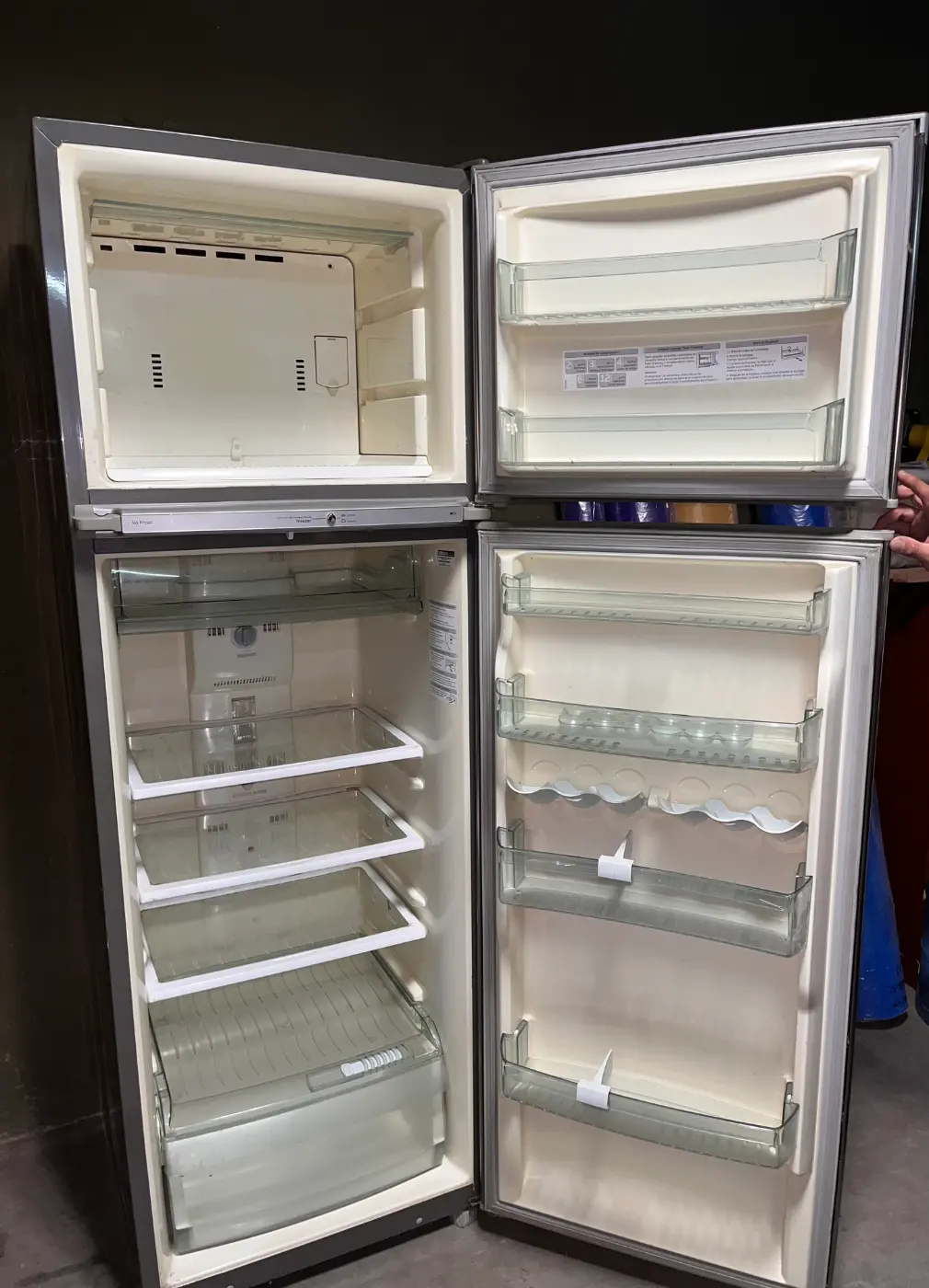 Heladera con freezer