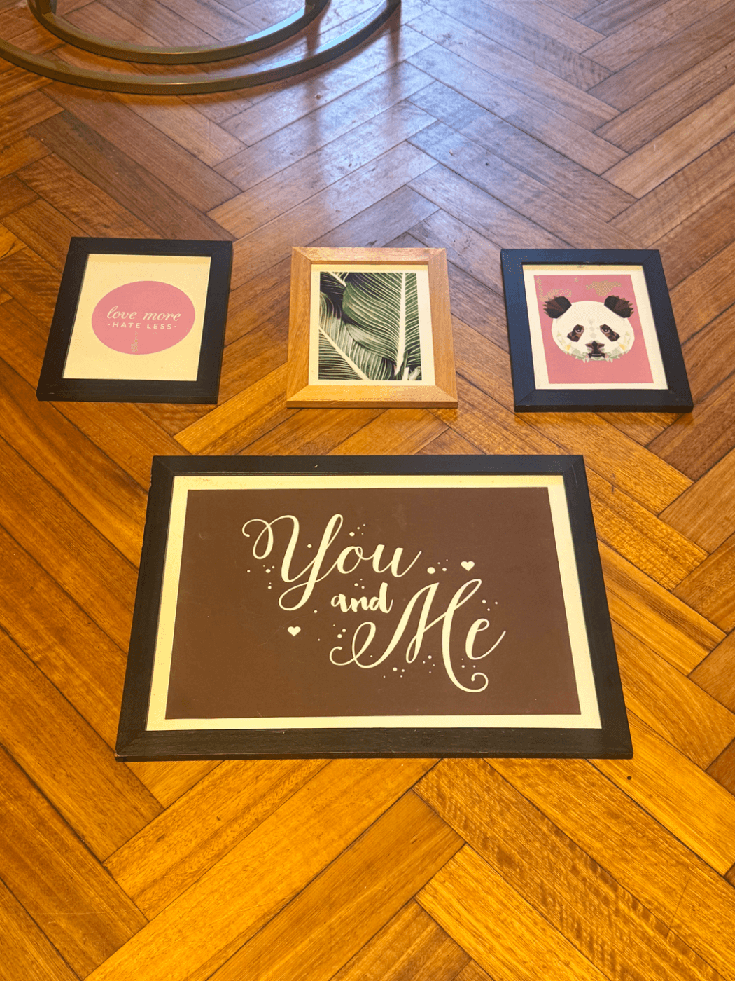 Juego de cuadros decorativos