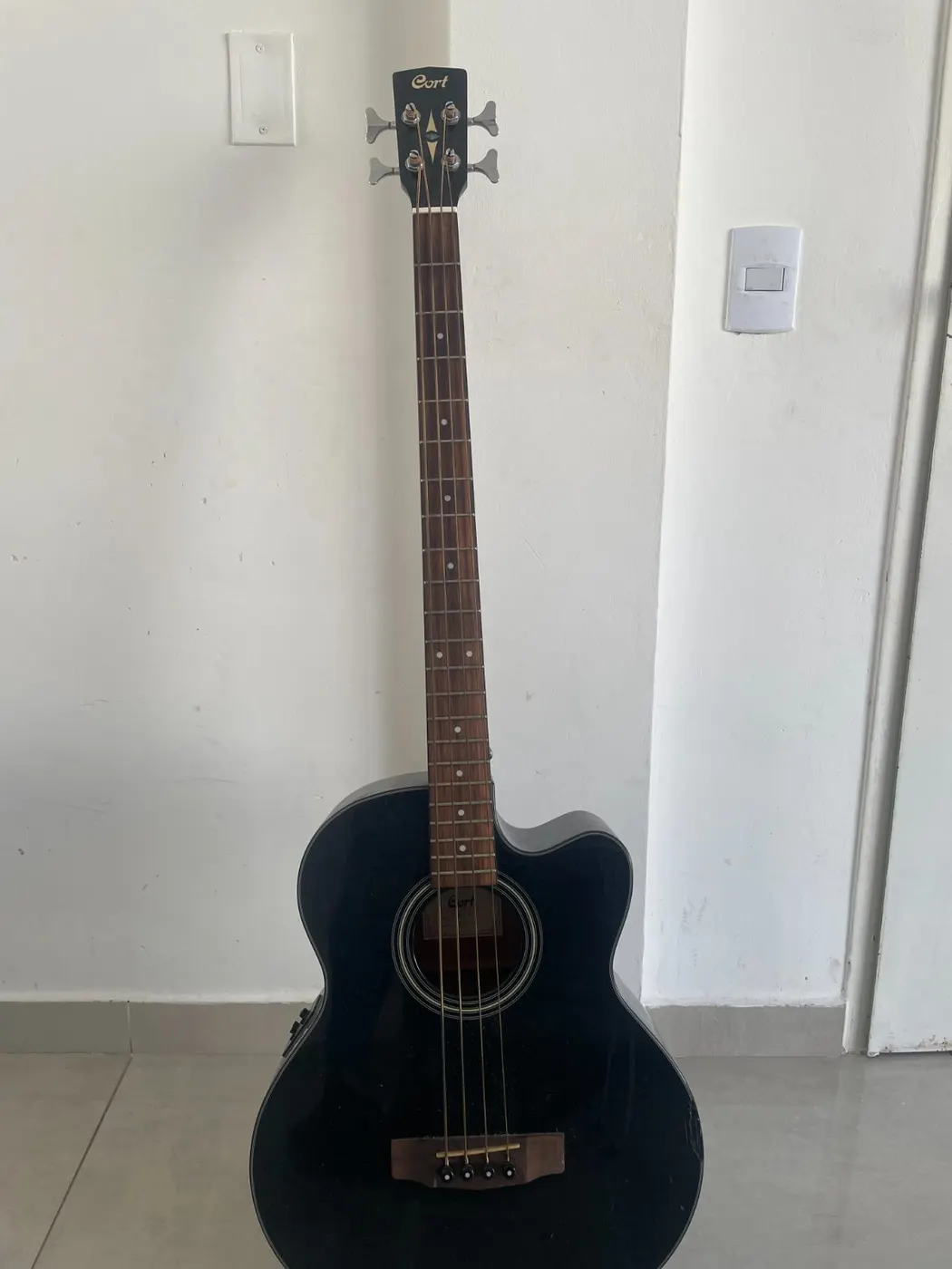 Bajo electroacustico / Correa y sopórte de regalo