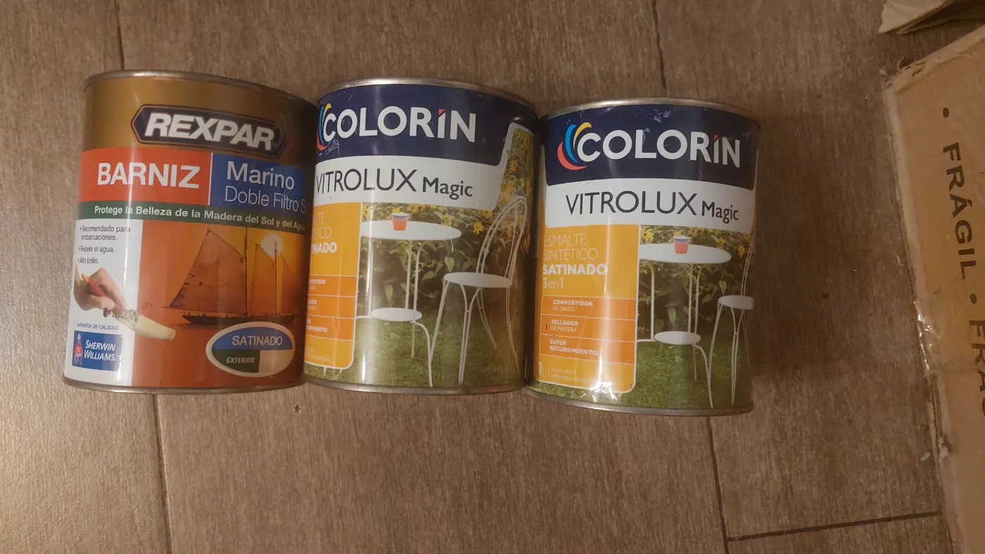 BARNIZ Marino Satinado S. Williams 1lt - SINTETICA Blanca Satinada Colorin 1 lt - NUEVOS!