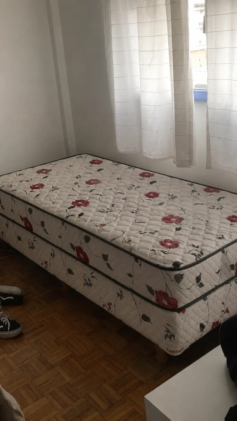 Conjunto colchón y sommier cannon resortes (190x70)