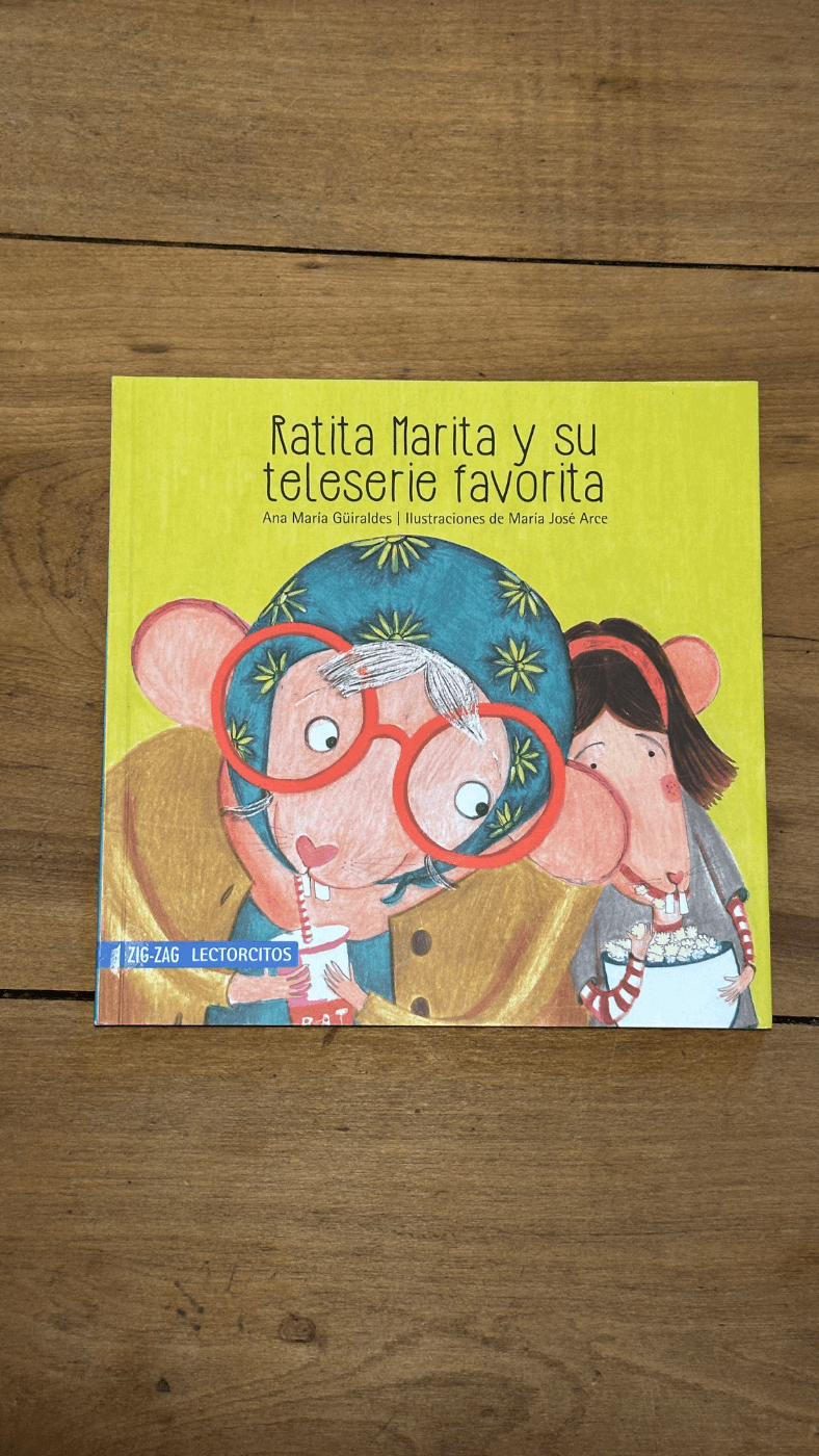 libro infantil “Ratita Marita y su teleserie favorita” de Ana María Güiraldes.