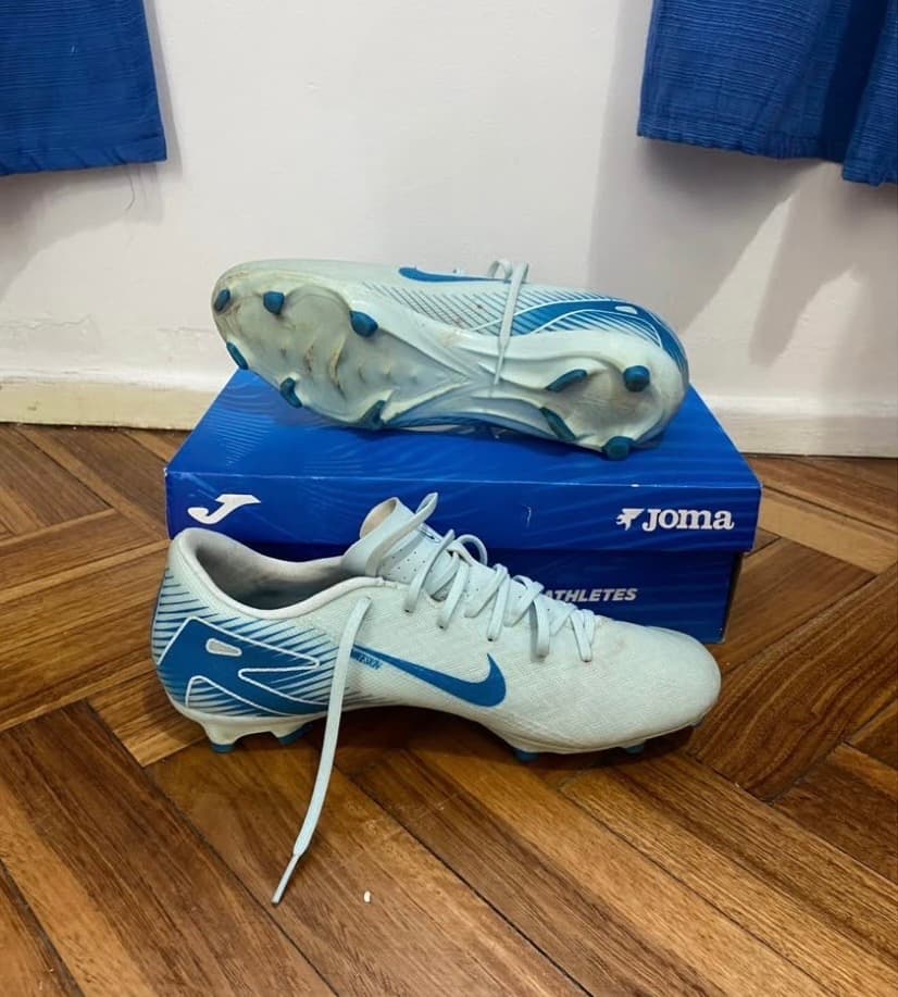 Botines celeste talla 38